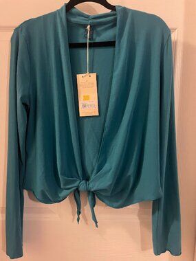 Prana  Capri Blue Veeda Wrap Shawl